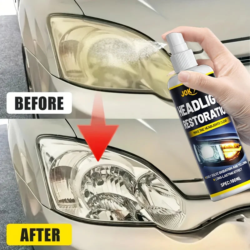 100ML Ceramic Auto Headlight Repair Spray - Advanced Headlight Repair and Protection