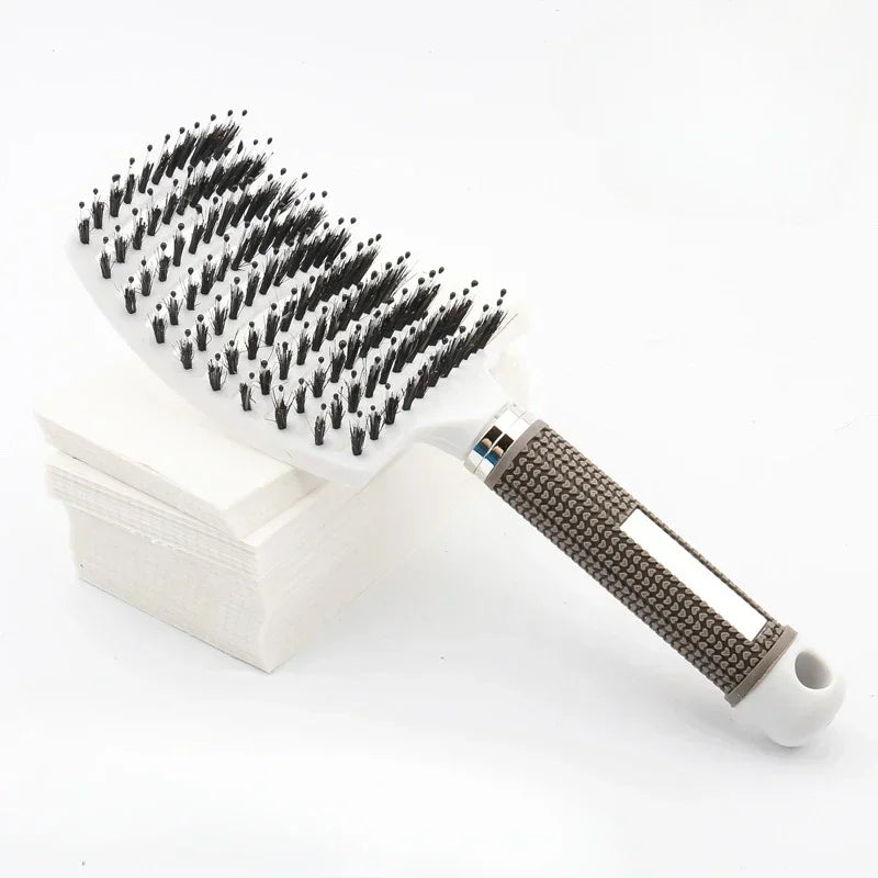 Wet Curly Hair Comb Detangling Hair Brush Women Scalp Massage Comb Bristle Fluffy Salon Hairdressing Combs Barber Styling Tools