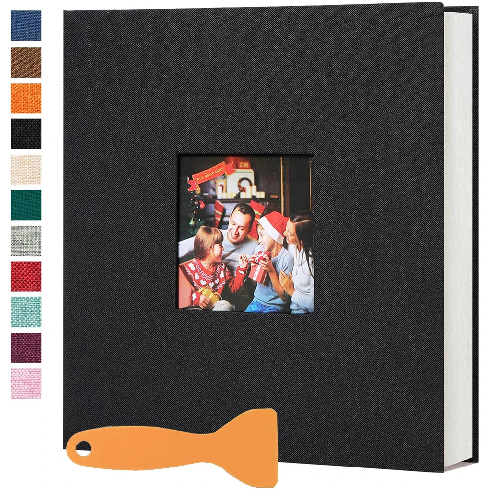 Large Photo Album Self Adhesive 20 Sheets/40 Pages DIY Bookshelf Album for Baby Family Anniversary Wedding Photo Storage