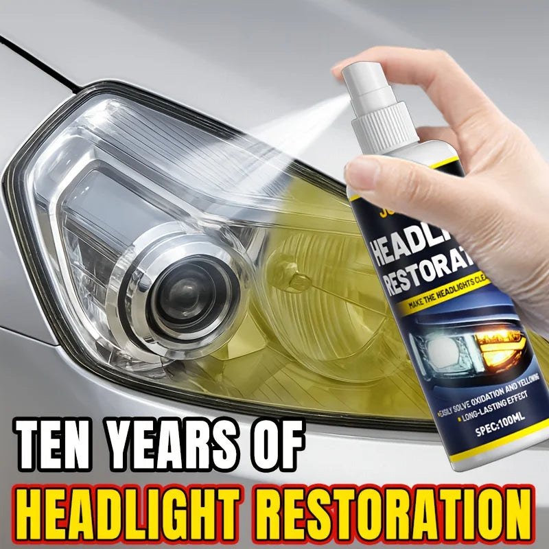 100ML Ceramic Auto Headlight Repair Spray - Advanced Headlight Repair and Protection