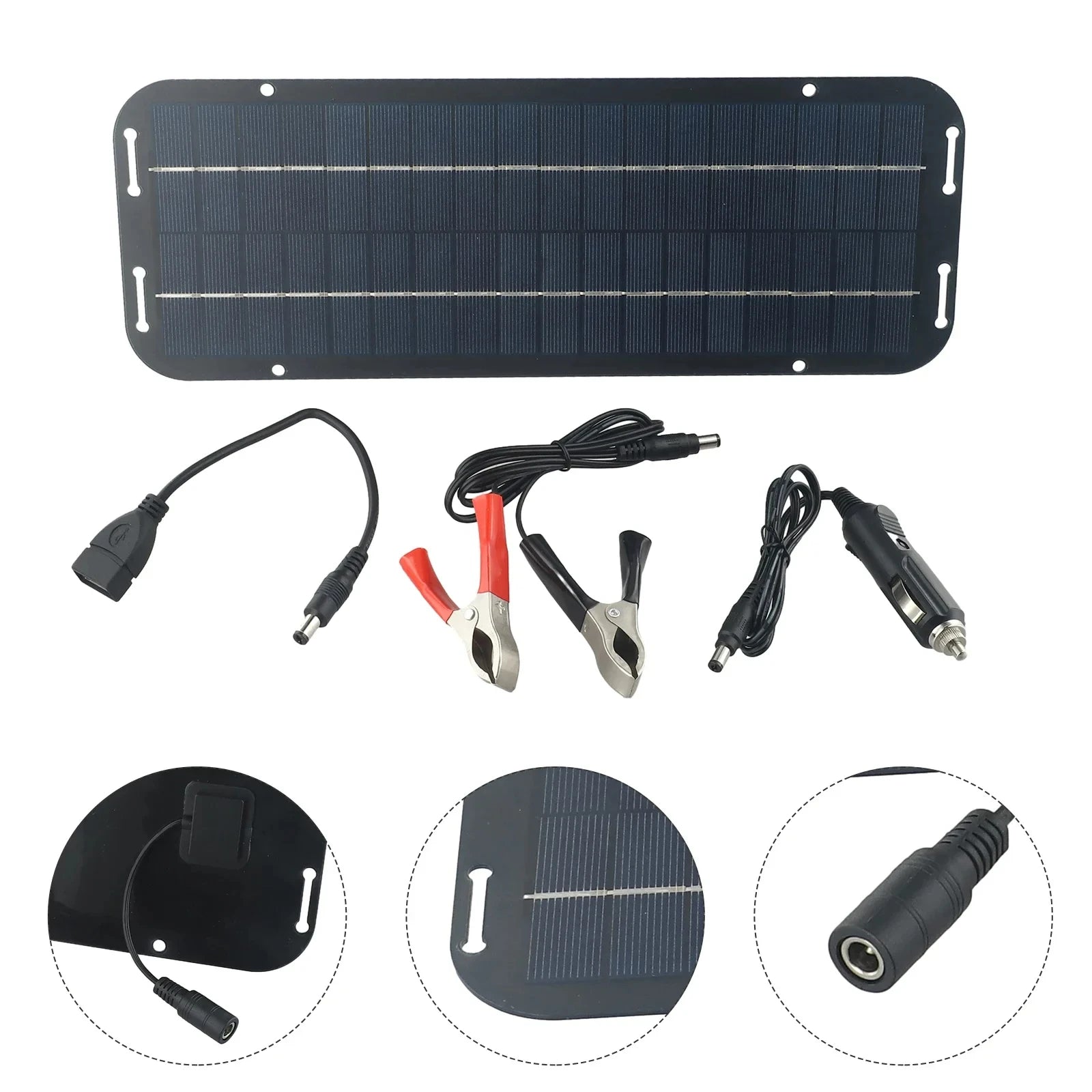 Monocrystalline Solar, Charger Battery Trickle Charger 12V