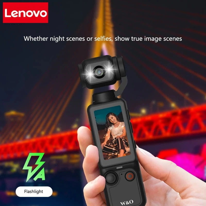Lenovo 4K HD WiFi Sports Wearable Camera and Vlogging