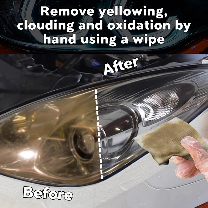 Car Headlight Restoration Spray, Yellowing and Oxidation Remover