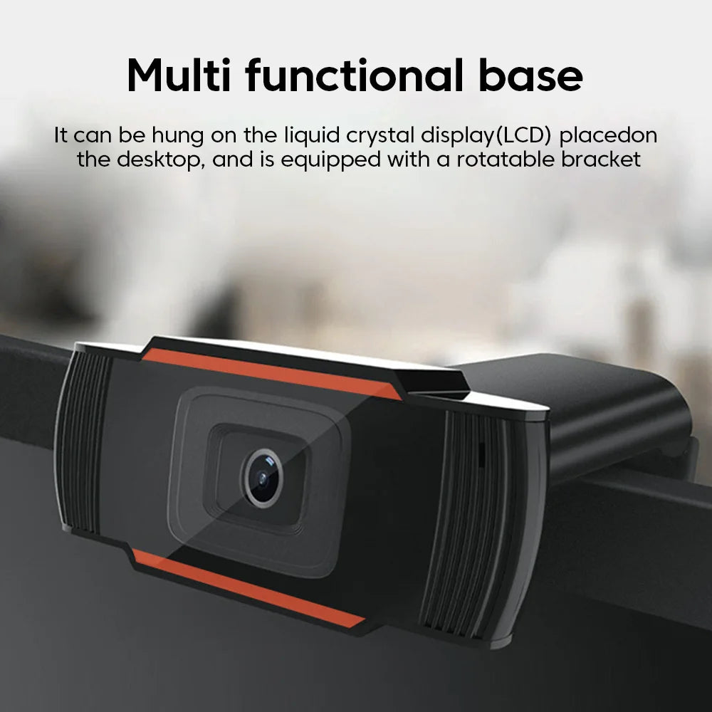 USB HD PC Webcam 1080P 720P Plug And Play Computer Web Camera