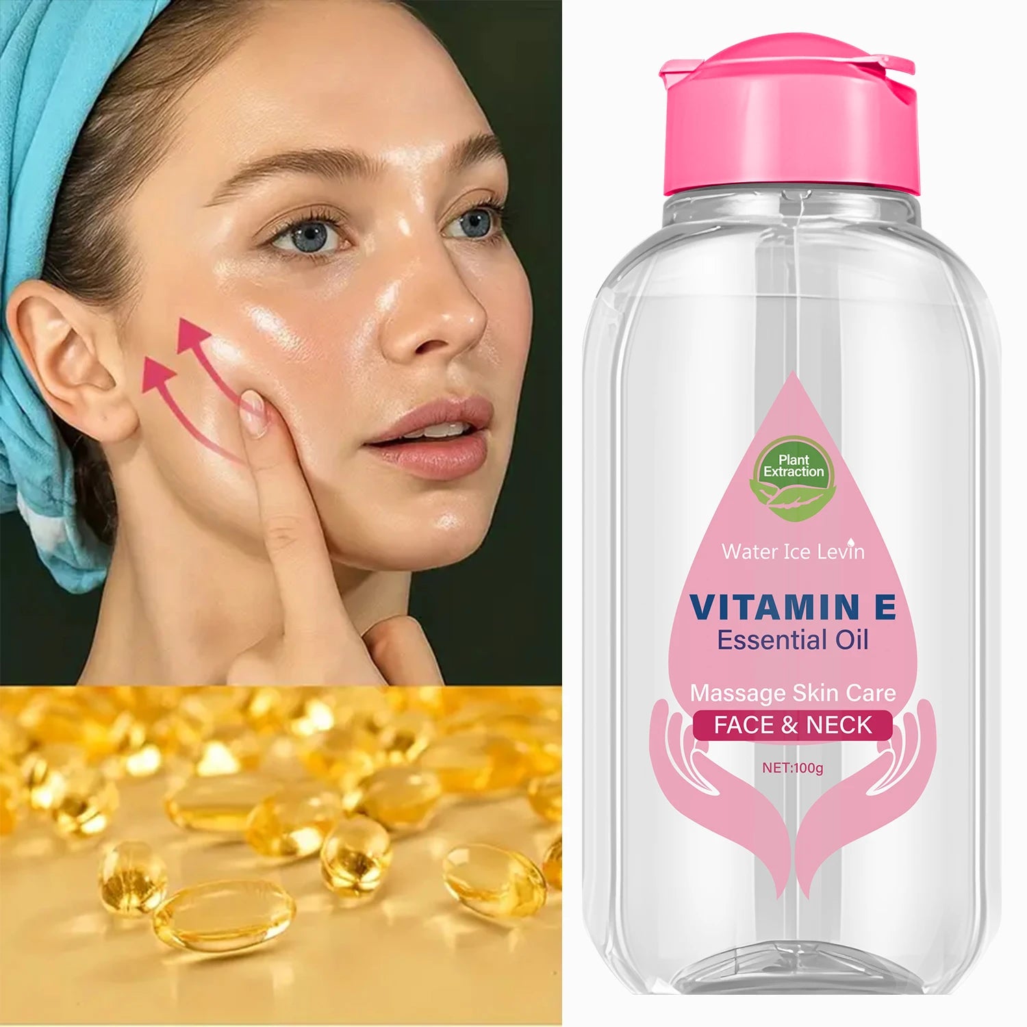 Vitamin-Infused Massage Oil for Face & Neck | Gua Sha Compatible for Smooth, Glowing Skin | Winter Hydration Ritual