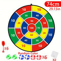 73.66cm Large Dart board for Kids with Sticky Balls Indoor Outdoor Fun Family Party Game