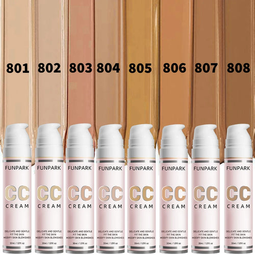 30ml 1Pc Color Correcting CC Cream Facial Foundation Waterproof