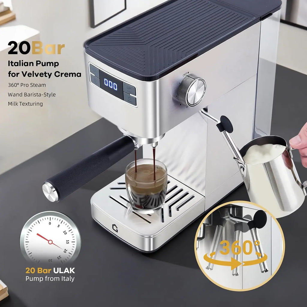 Tacleekii Espresso Machine 20 Bar Coffee Maker