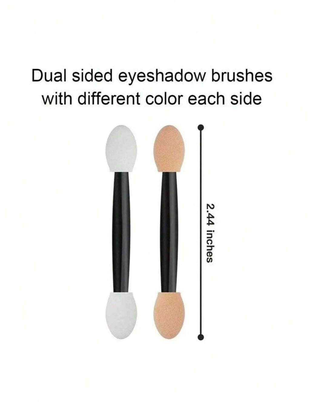 10/30/50/100/150Pcs Sponge Stick Eye Shadow Brush Applicators Double Head Cosmetic Soft Sponge Eye Shadow Mini Makeup Tools