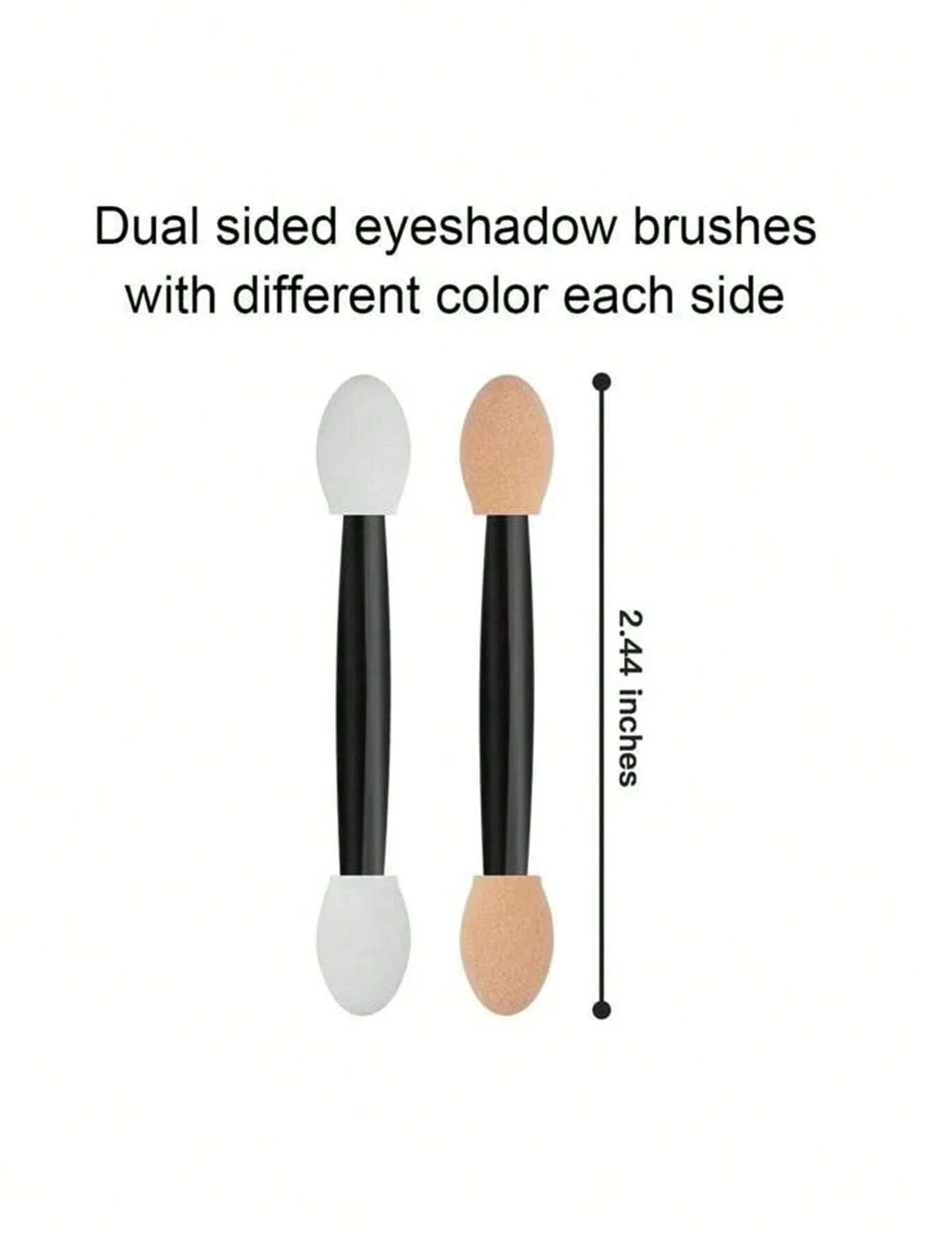 10/30/50/100/150Pcs Sponge Stick Eye Shadow Brush Applicators Double Head Cosmetic Soft Sponge Eye Shadow Mini Makeup Tools