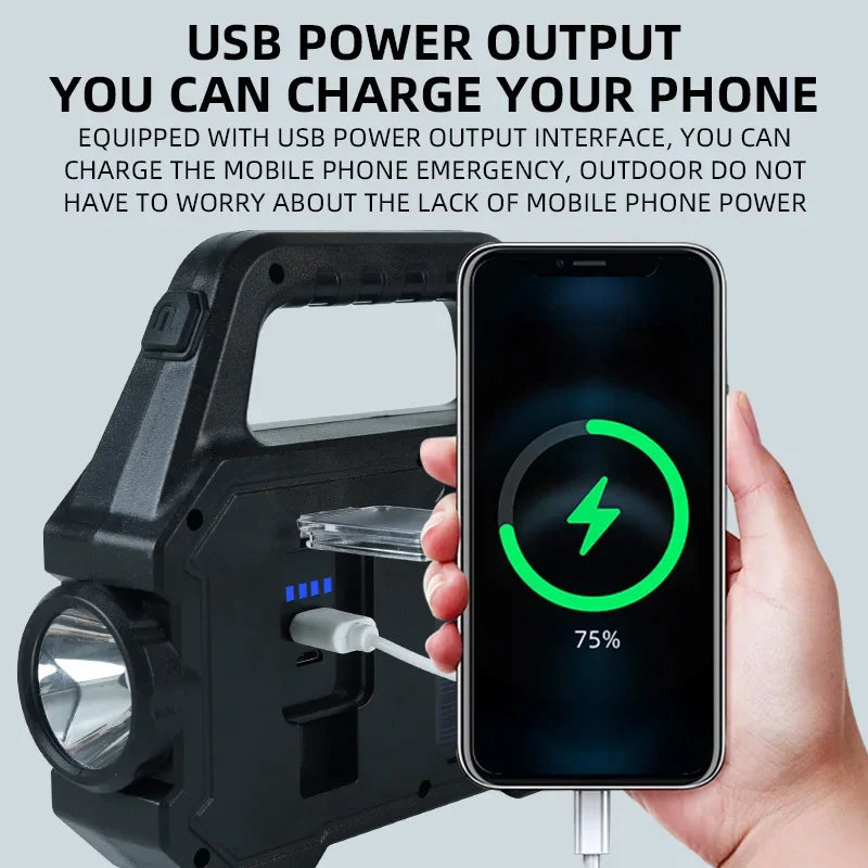 High Power Led Flashlights Rechargeable Camping