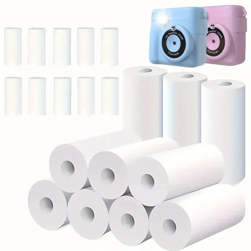 3-50Rolls 57x25MM Thermal Paper Color Children Camera Instant Print