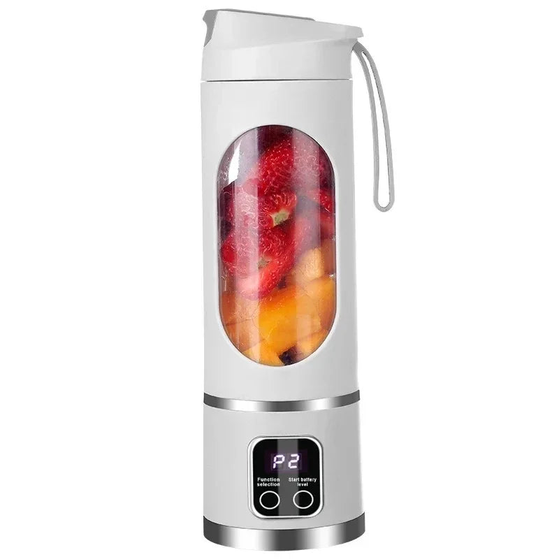 Blender Juicer Portable Electric Juicer 450ml 8 Blades Travel Juicer Machine