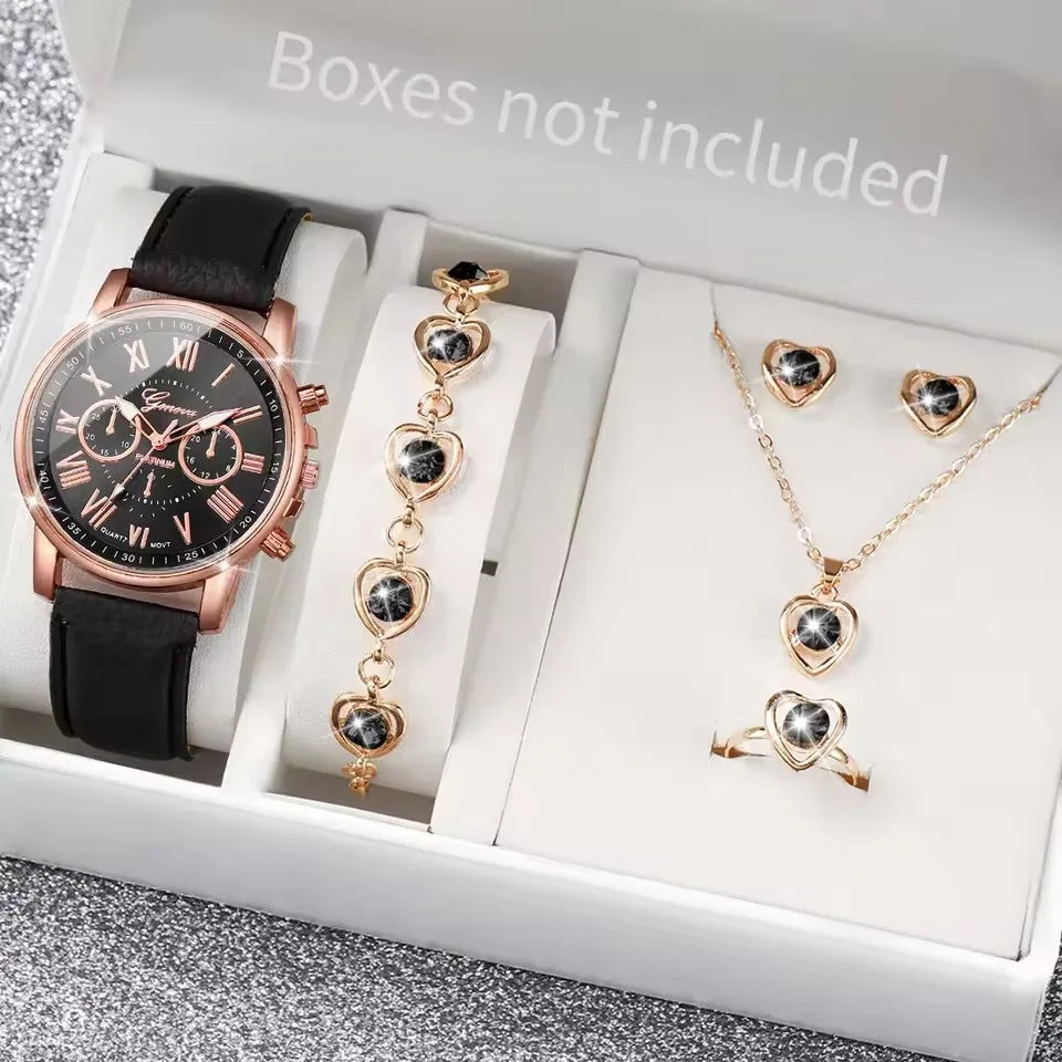 Fashion Women's Quartz Watch Leather Band Analog