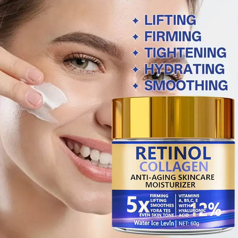 Retinol & Collagen Face Cream 60g, Anti-Aging