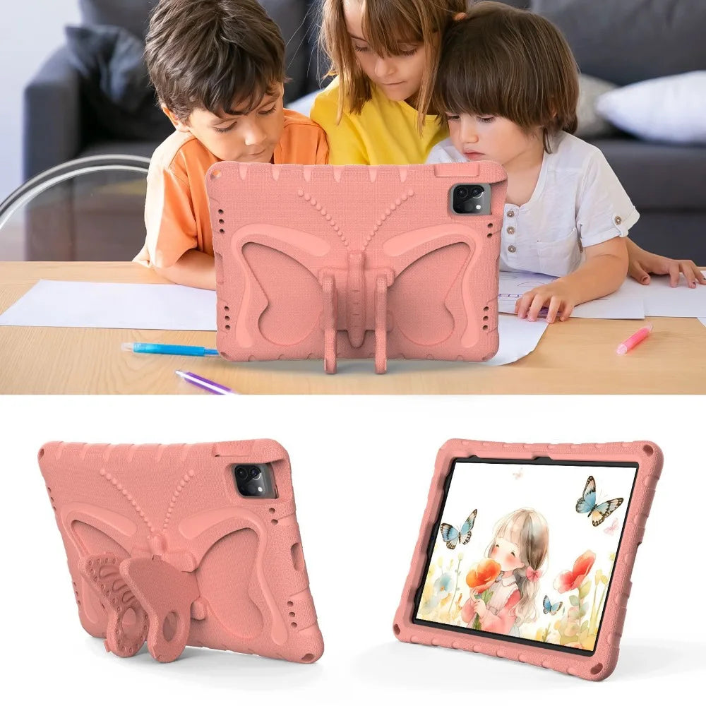 EVA Kids Case for iPad Pro 11 12.9 13 Cover iPad 10.2 10.9 7 8 9 10th 11th A16  2025 Shell iPad Air 4 5 6 Mini 1 2 3 Stand Cases