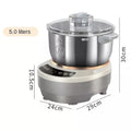 Dough Kneading Machine 5L 7L Dough Maker Electric kneading Machine Dough Mixer with Fermentation Function stainless steel