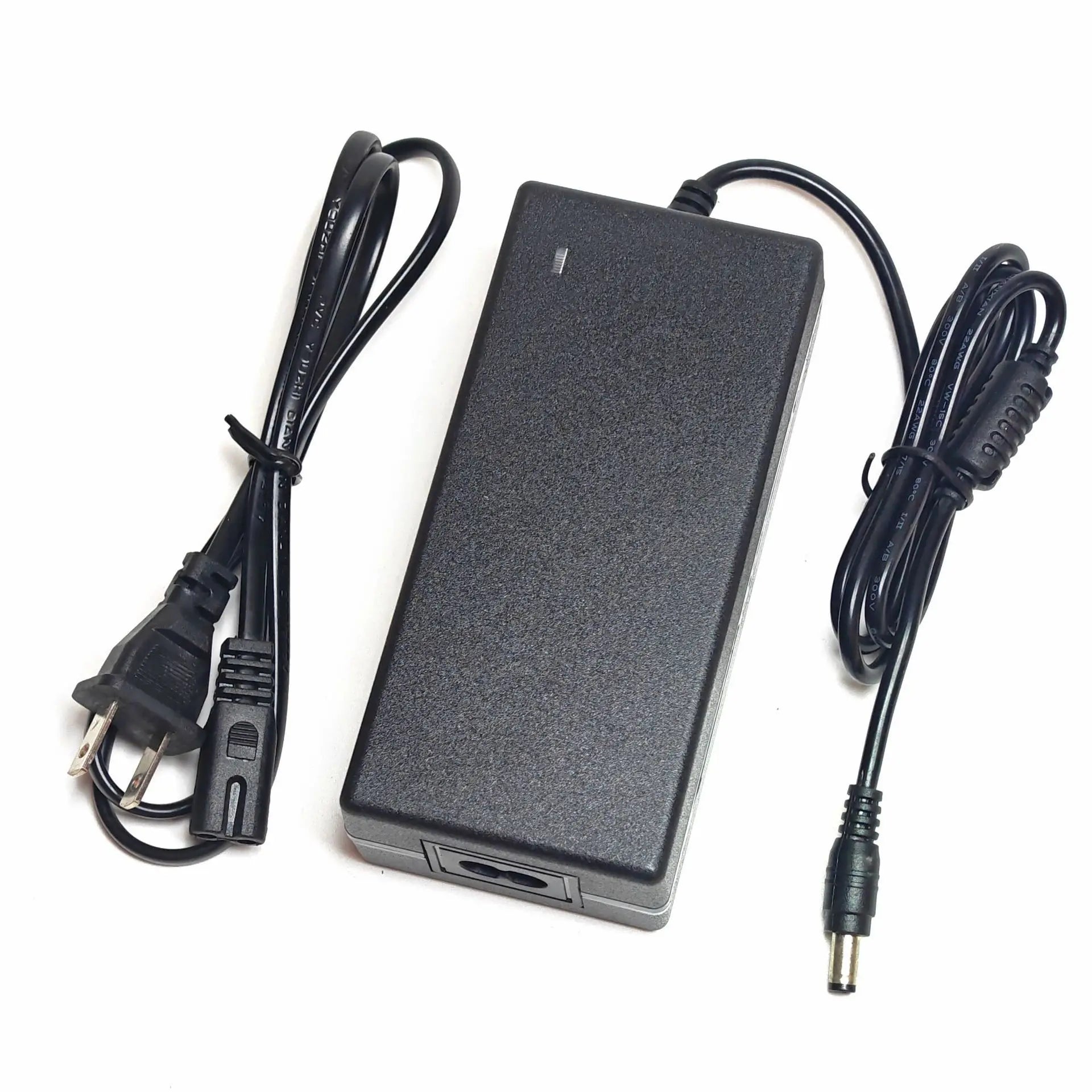 36V Smart Lithium Battery Charger DC42V 2A 5.5x2.1mm For 10 Series 36V 8AH 9AH 10AH 12AH 20AH With Led Indicator EU US Plug
