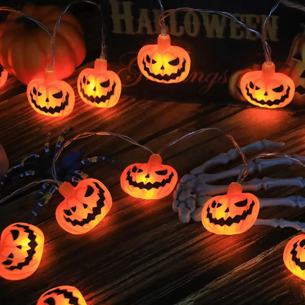 Halloween Decoration LED String Lights,Pumpkin Ghost