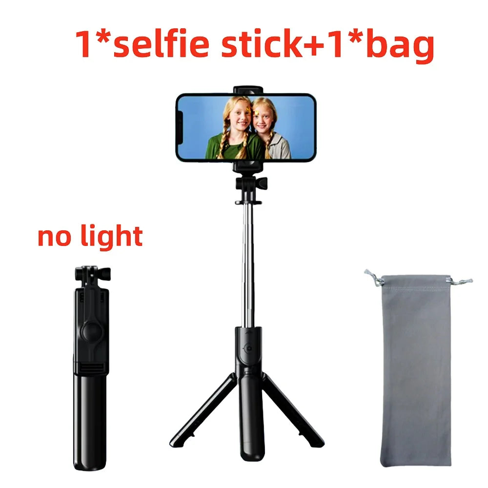 FGCLSY New Tripod for Smartphone Camera, Stand with Bluetooth Shutter and Light,