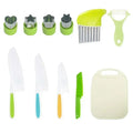11/13/17PCS Kids Cooking sets Real Cooking Montessori Kitchen Tools for Toddlers Kids Safe Knives for 2/3/4/5/6/7/8 Year Old