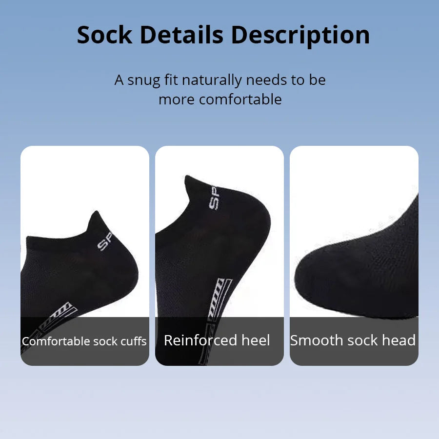5/10/20 Pairs Of Mens Summer Thin Mesh Breathable