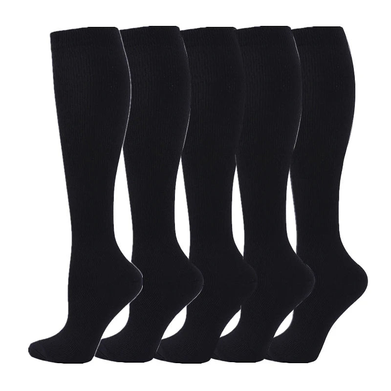 5 Pairs Compression Socks Women Medical Varicose Socks