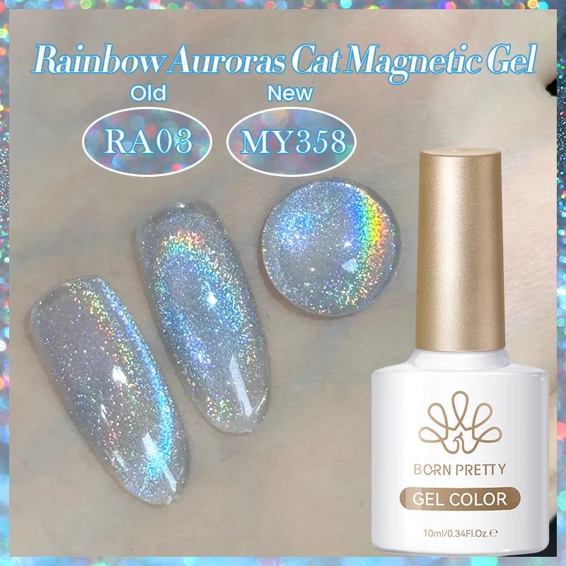 BORN PRETTY 117 Colors Cat Magnetic Gel Nail Polish 10ml