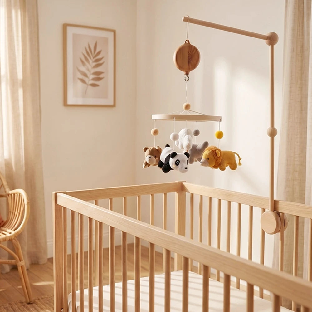 Baby Rattle Toys 0-12 Month Newborn Mobile Crib Musical Music Box Bed Bell