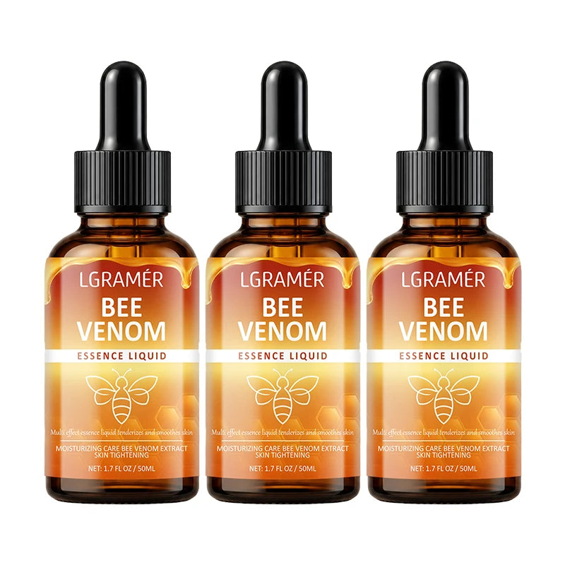 Bee Venom Serum with Hyaluronic Acid, Powerful Moisturizing Tighten Skin,