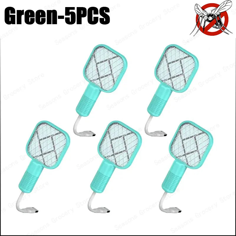 USB Mosquito Swatter Trap Electric Shock Mini Fly Bug Zapper