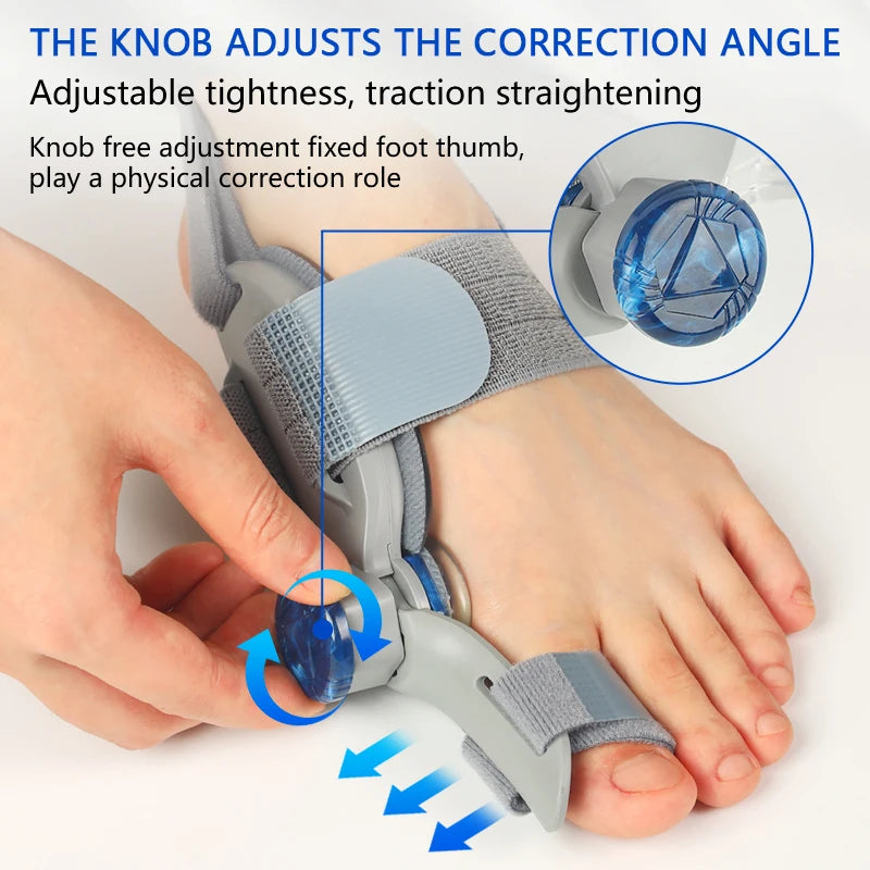 Bunion Splint Foot Hallux Valgus Braces Rotatable Big Toe Separator