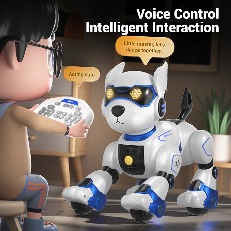 Intelligent RC Robot Electronic Dog Stunt Dog Voice