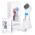Hot & Cold Face Beauty Device with Red Blue Light Sonic Vibration Deep Cleansing