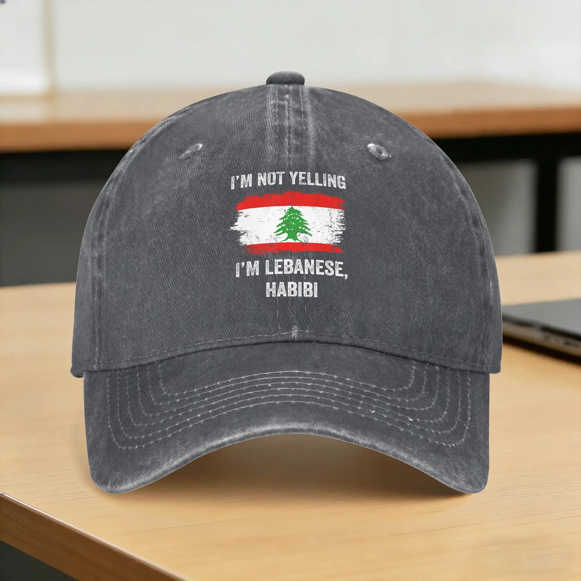 I‘m Not Yelling I’m Lebanese Habibi Funny Lebanon Native Casual Baseball Cap Summer  Trucker Hat Dropshipping Kpop Snapback Cap