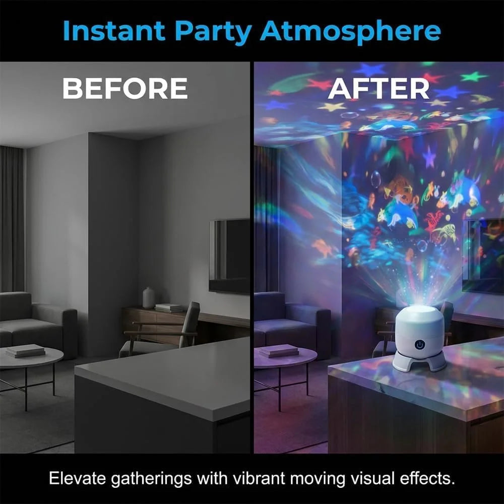 Halloween Projector Led Night Lights USB Dynamic Rotating