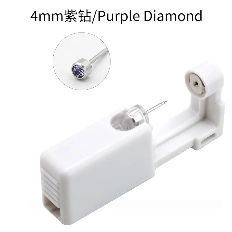 Disposable Sterile Ear Piercing Gun Kit Cartilage Tragus