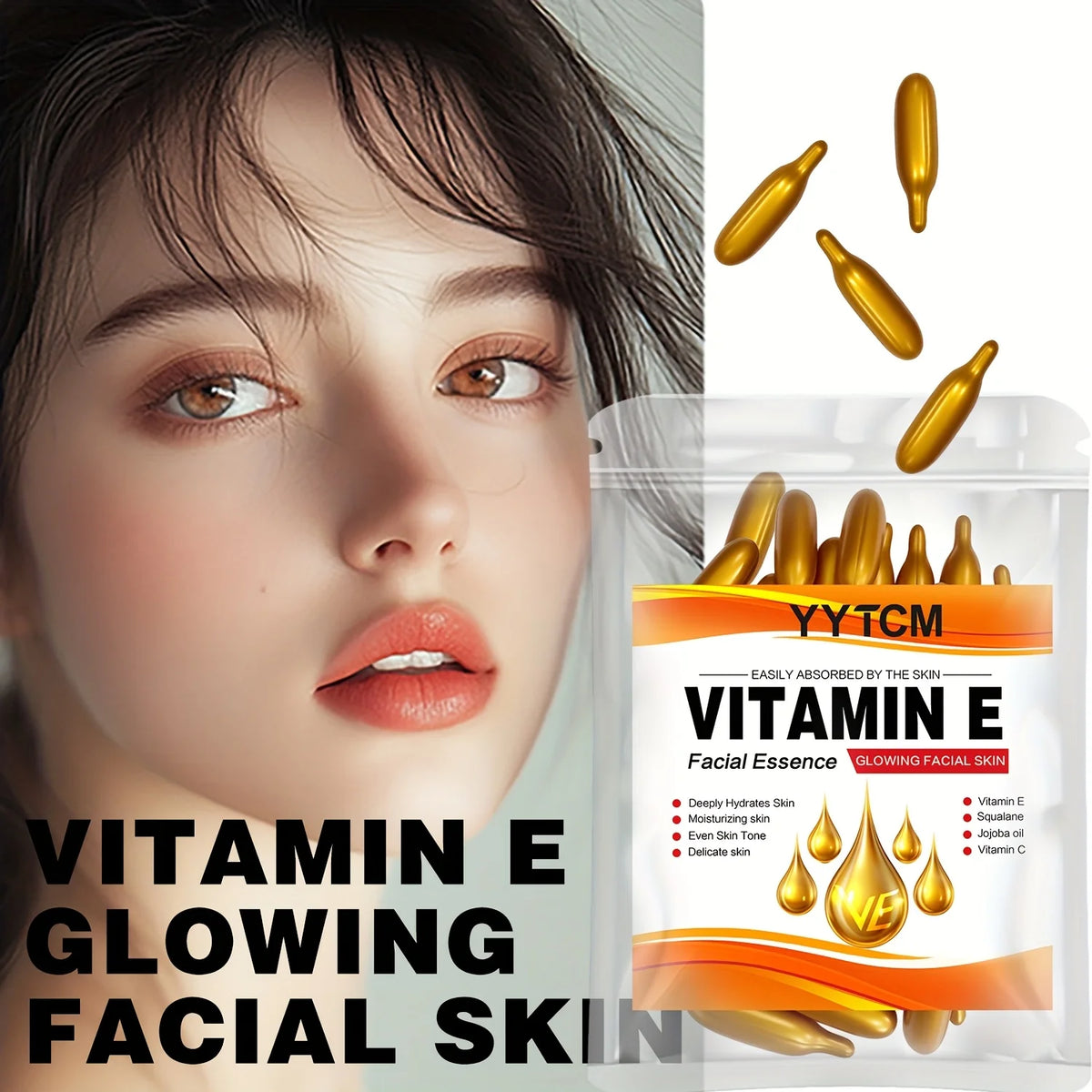 Vitamin E Deep Moisturizing Capsule Essence, Hydrates and Smooths Skin