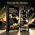 YUITIKUE 5 In 1 Hair Dye Shampoo With Ginseng Rosemary Oil Herbal Nourishing