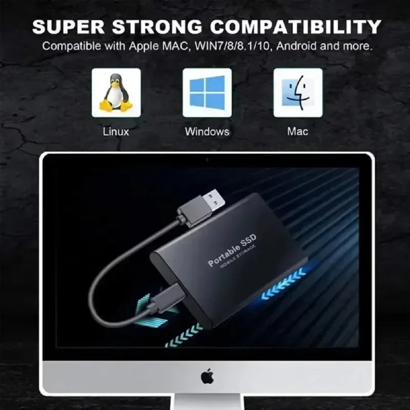 Large Capacity External Hard Drive Quiet Operation