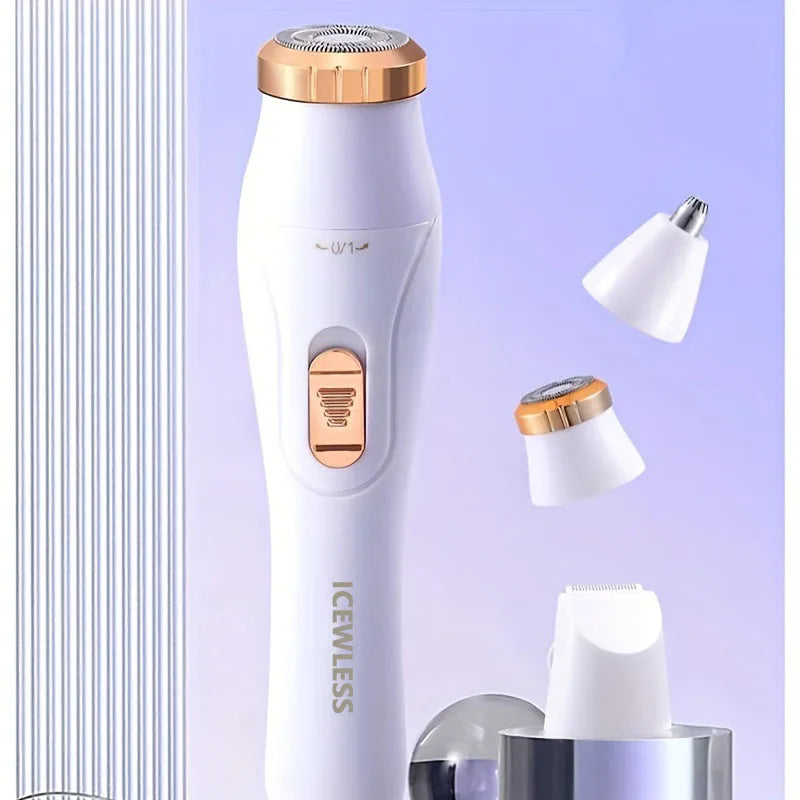 Electric Hair Trimmers for Women Waterproof Razor Painless Private Body