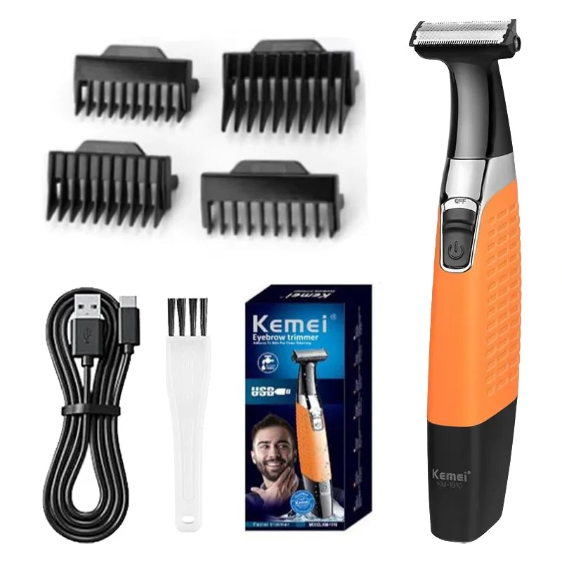 Kemei Professional Electric Shaver for Men Rechargeable