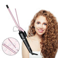 Hatteker 9mm Professional Hair Curler Ceramic Barrel Iron Smart Auto-Off