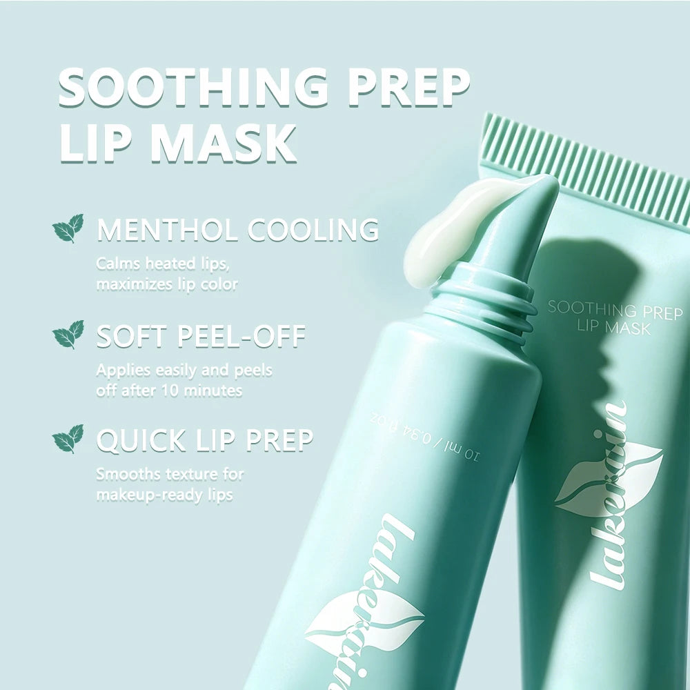 Cooling Peel Off Lip Mask Gentle Exfoliating Lip Care Mask Soothing Moisturizing Repair Dry Cracked Lips Daily Soften Lip Skin