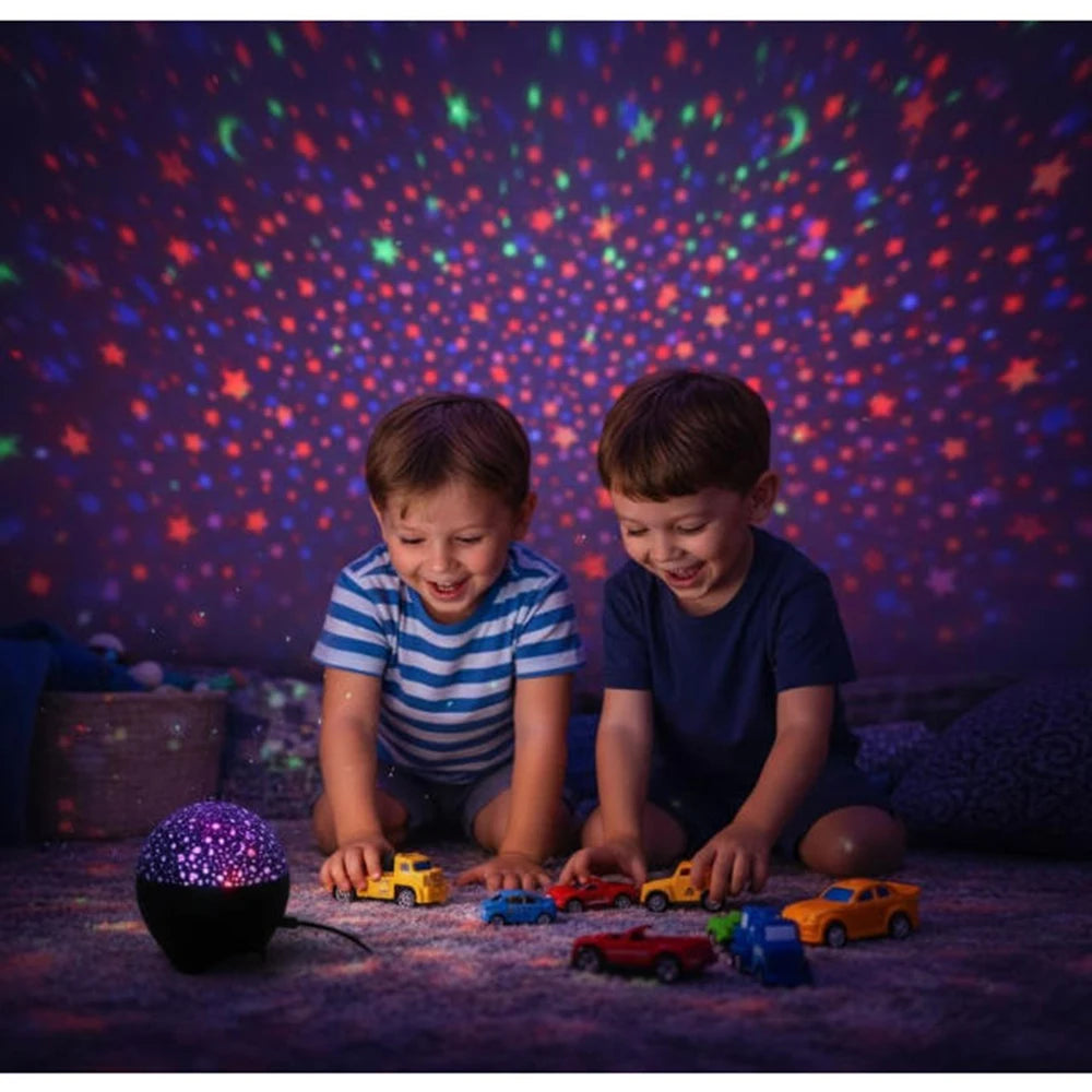 RGB Night Light LED Atmosphere Projector Light 5V USB Starry Moon Galaxy