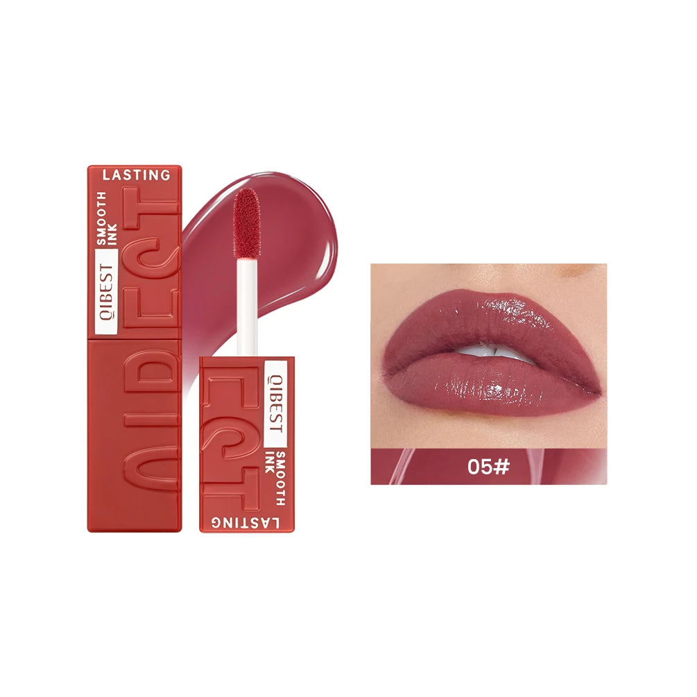 QIBEST Watery Gloss Lip Glaze Moisturizing Long Lasting