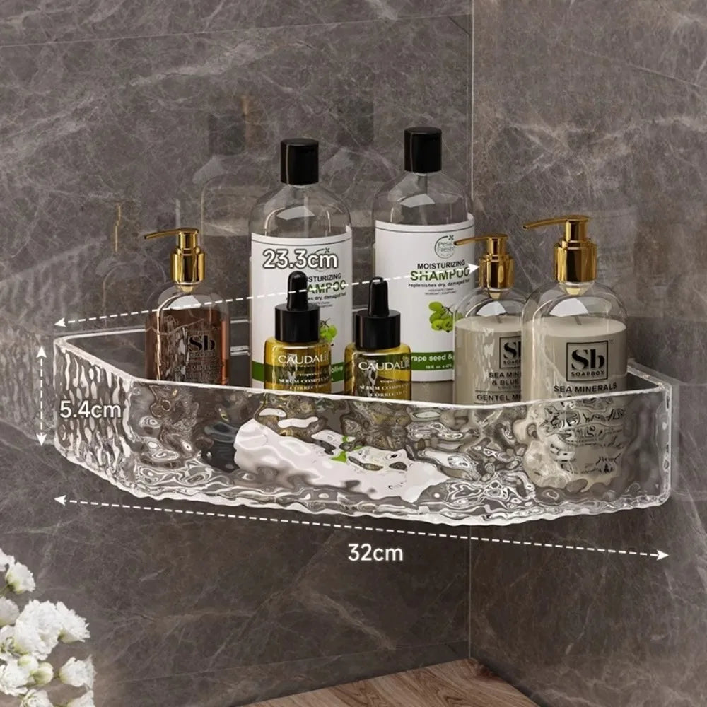 Corner Shelf Wall Mount Corner Glacier Design Bathroom