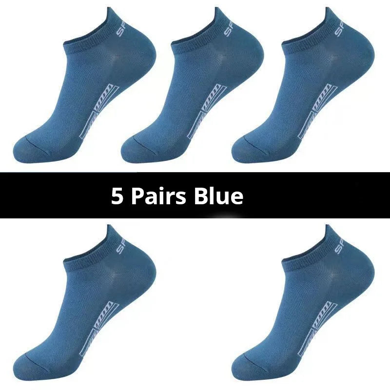 5/10/20 Pairs Of Mens Summer Thin Mesh Breathable