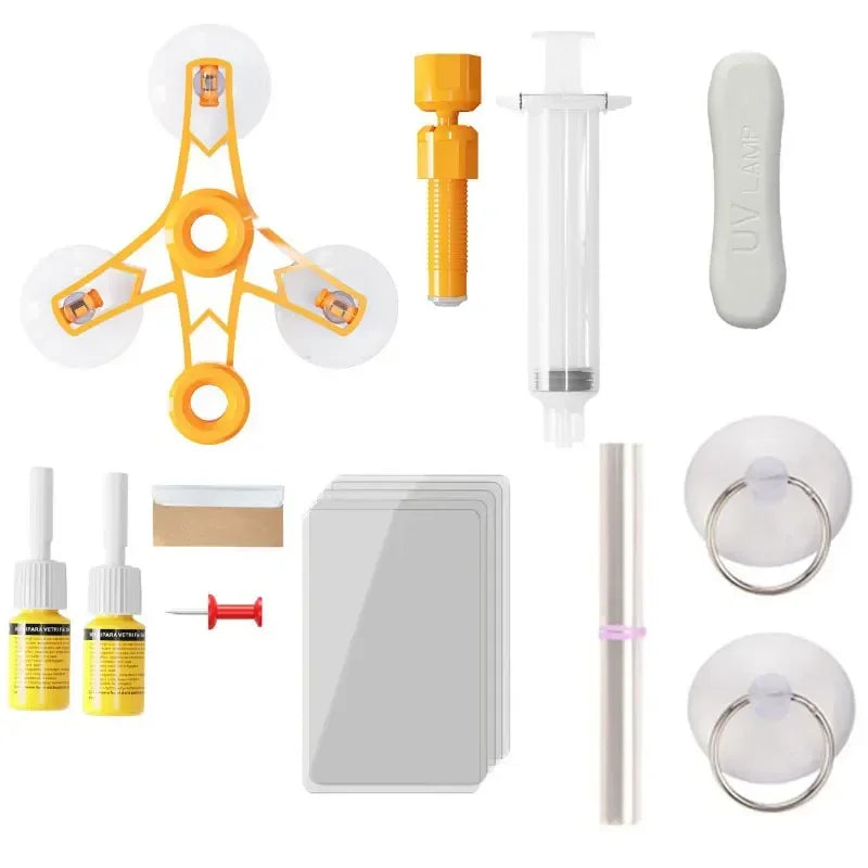 DIY Windshield Car Crack Repair Kit Mobile Screen Window Glass Scratch Cure Glue Clean Neat Car Maintenance Accessories