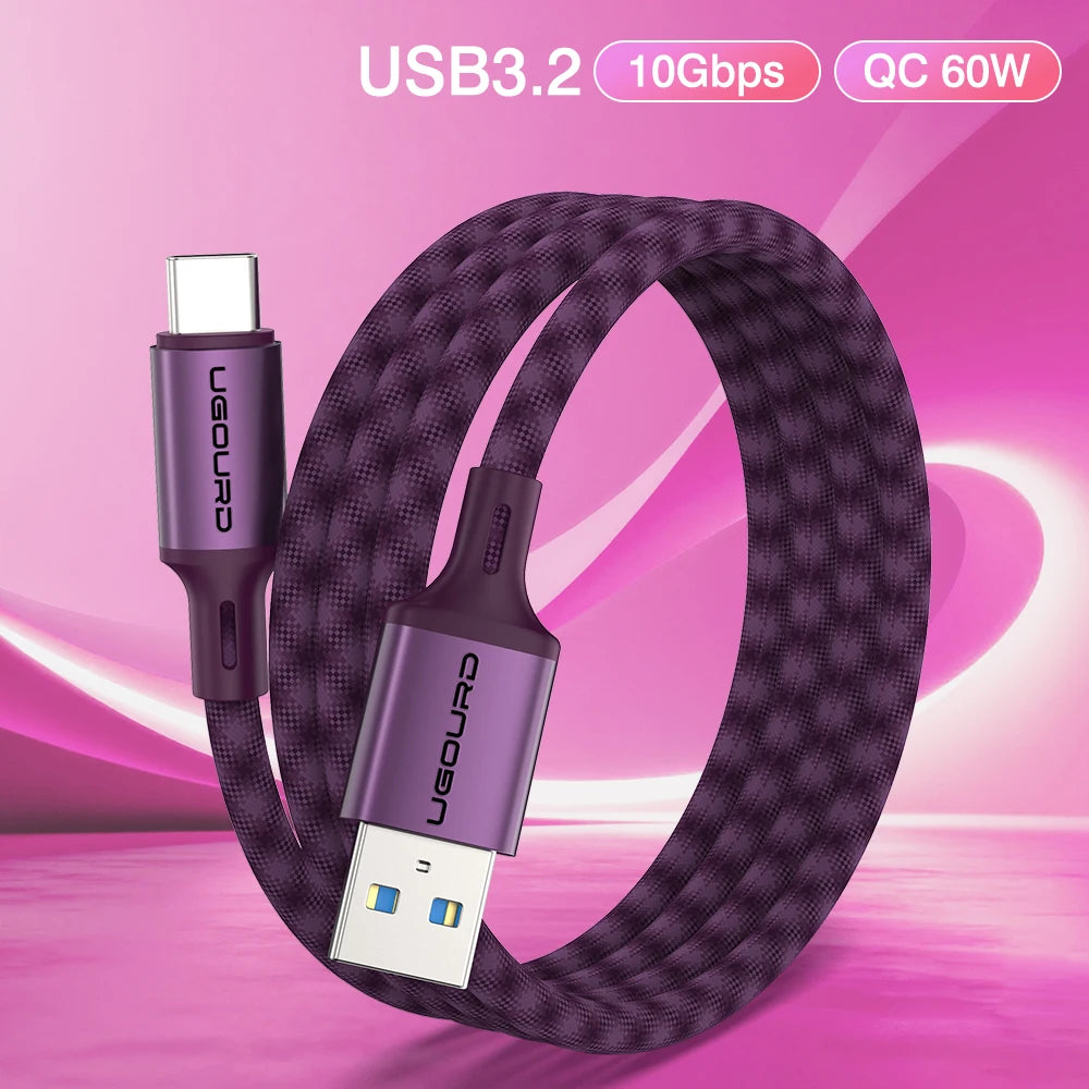 UGOURD USB 3.2 Gen2 10Gbps Data Sync 60W